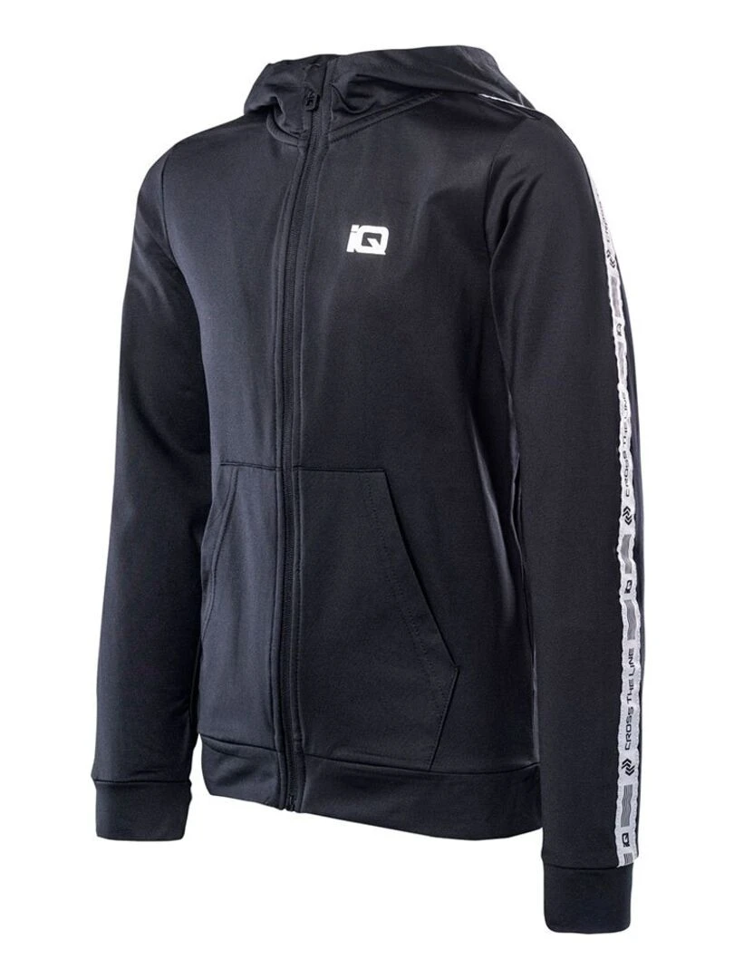 IQ   Veste à capuche OKANE   Noir Blanc