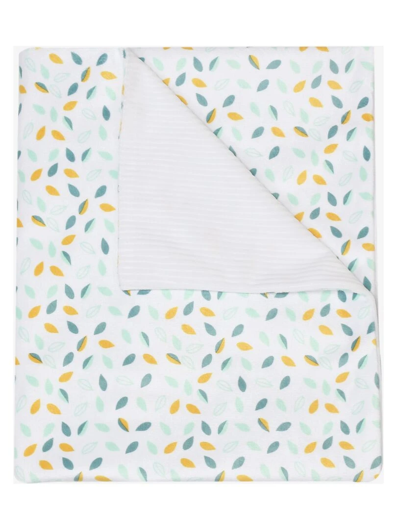 Couverture bébé Kinousses   Blanc Bleu Blanc