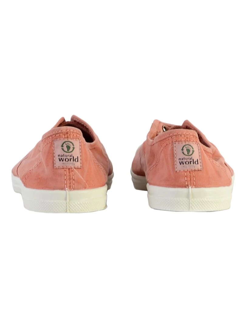 Basket à Lacets Natural World   Orange