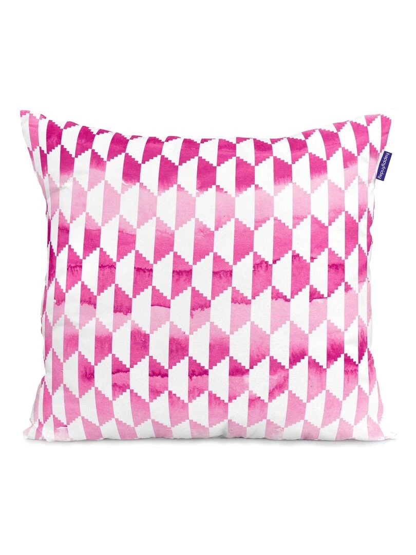 Housse de coussin Cassia "Happyfriday"   Blanc