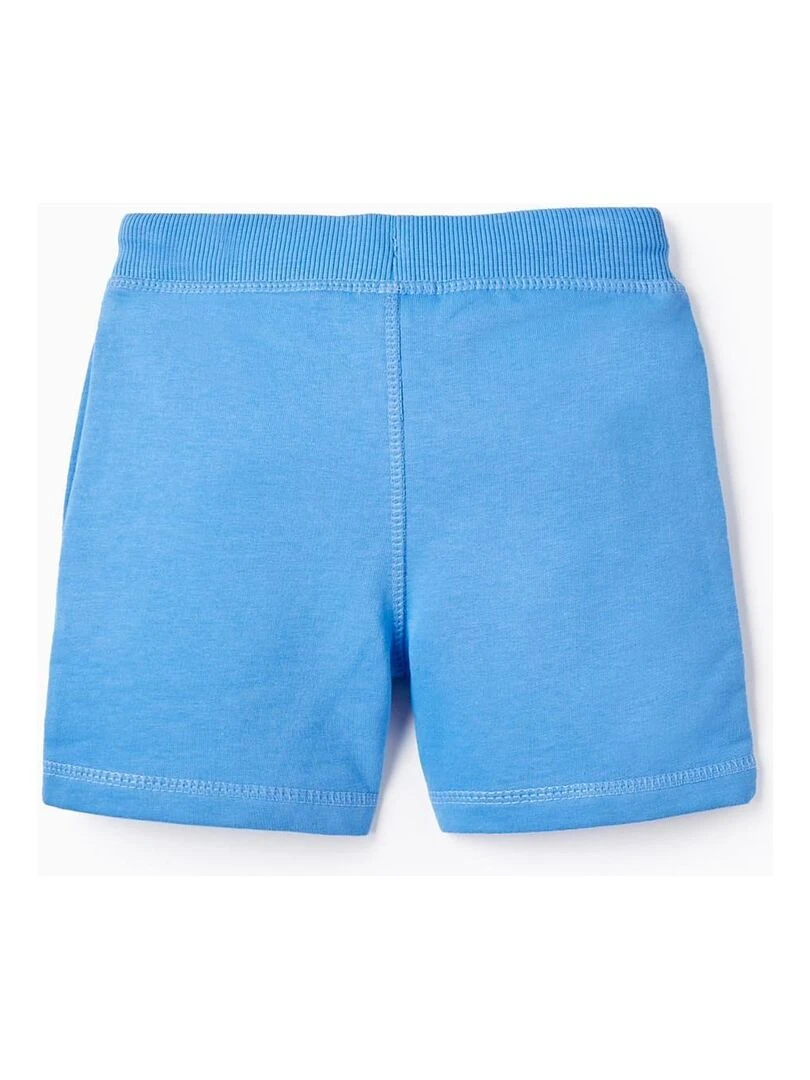Short en Coton pour Bébé Garçon Bleu