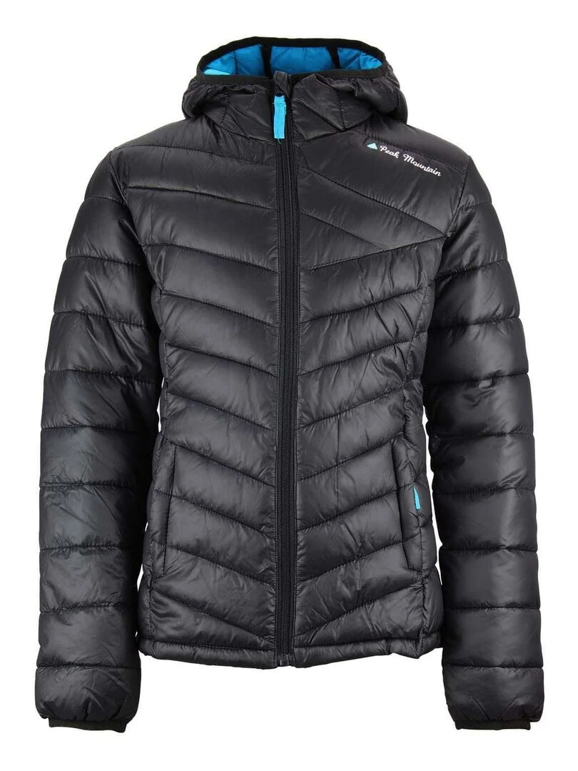 Doudoune fine fille GANSEO PEAK MOUNTAIN Noir Noir