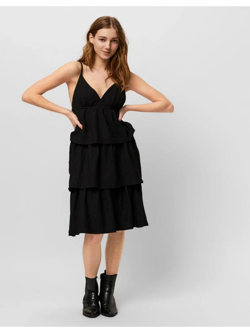 Robe longue Vero Moda Noir Noir
