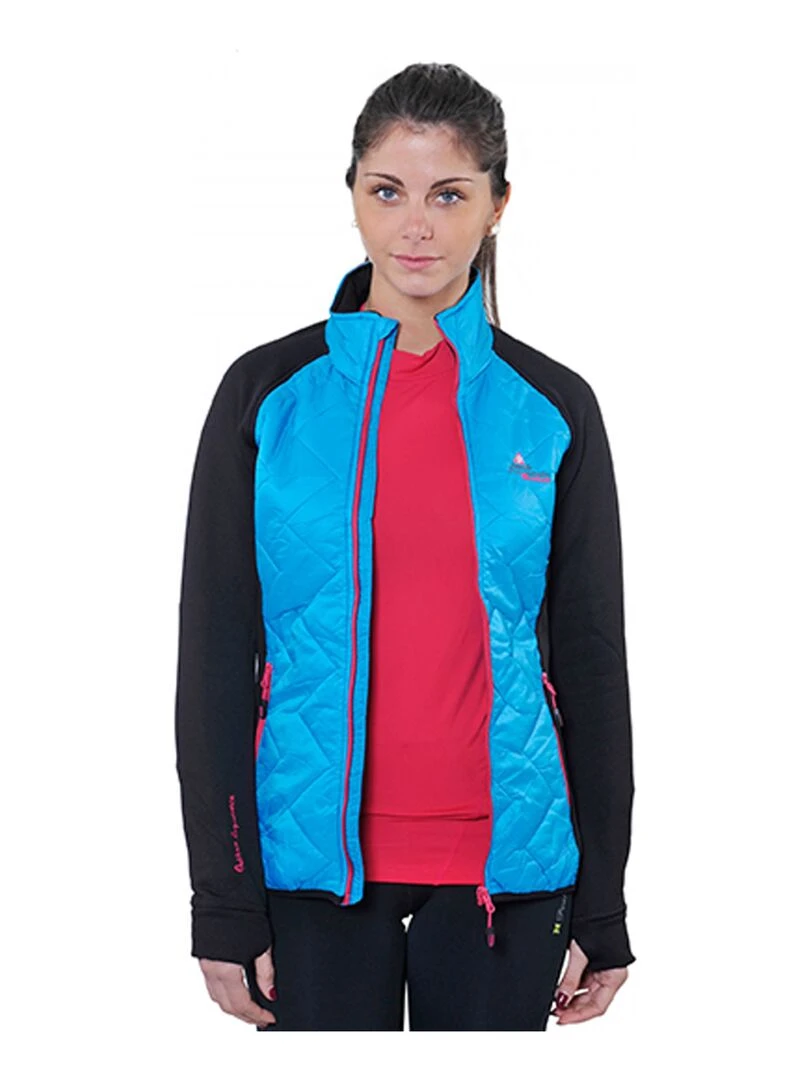Blouson polarshell femme ACERBI   Noir Bleu