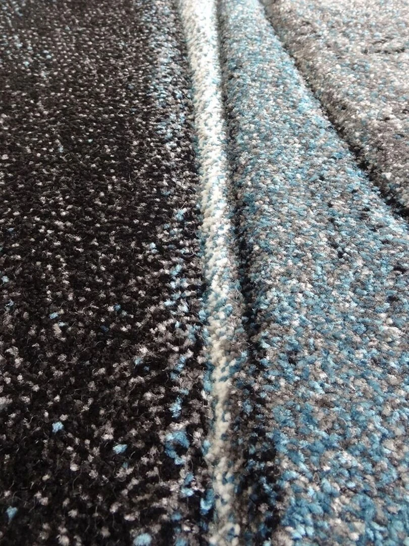 Tapis salon MADILA OEKO TEX® Bleu