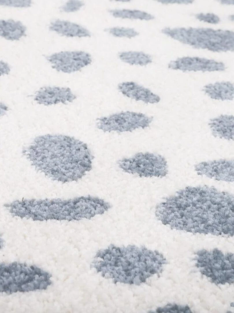 Tapis Rond Léopard Maldä Blue (120 Cm)   Bleu
