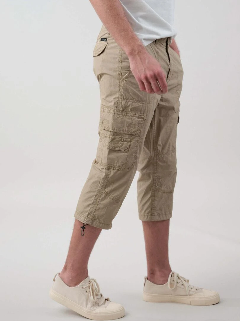 Bermuda homme en popeline 'Deeluxe'   Beige