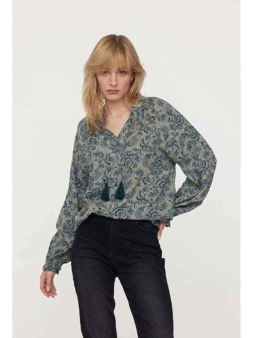 Lee Cooper Blouse manches longues polyester regular MALYA Kaki