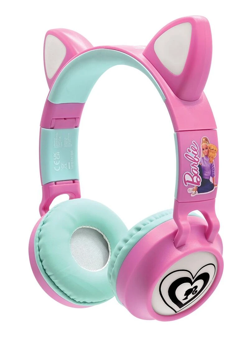 Casque Bluetooth Barbie avec effets lumineux N/A