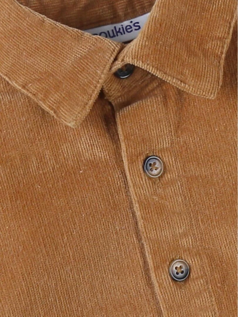Chemise en velours côtelé  caramel   Noukie's   Marron