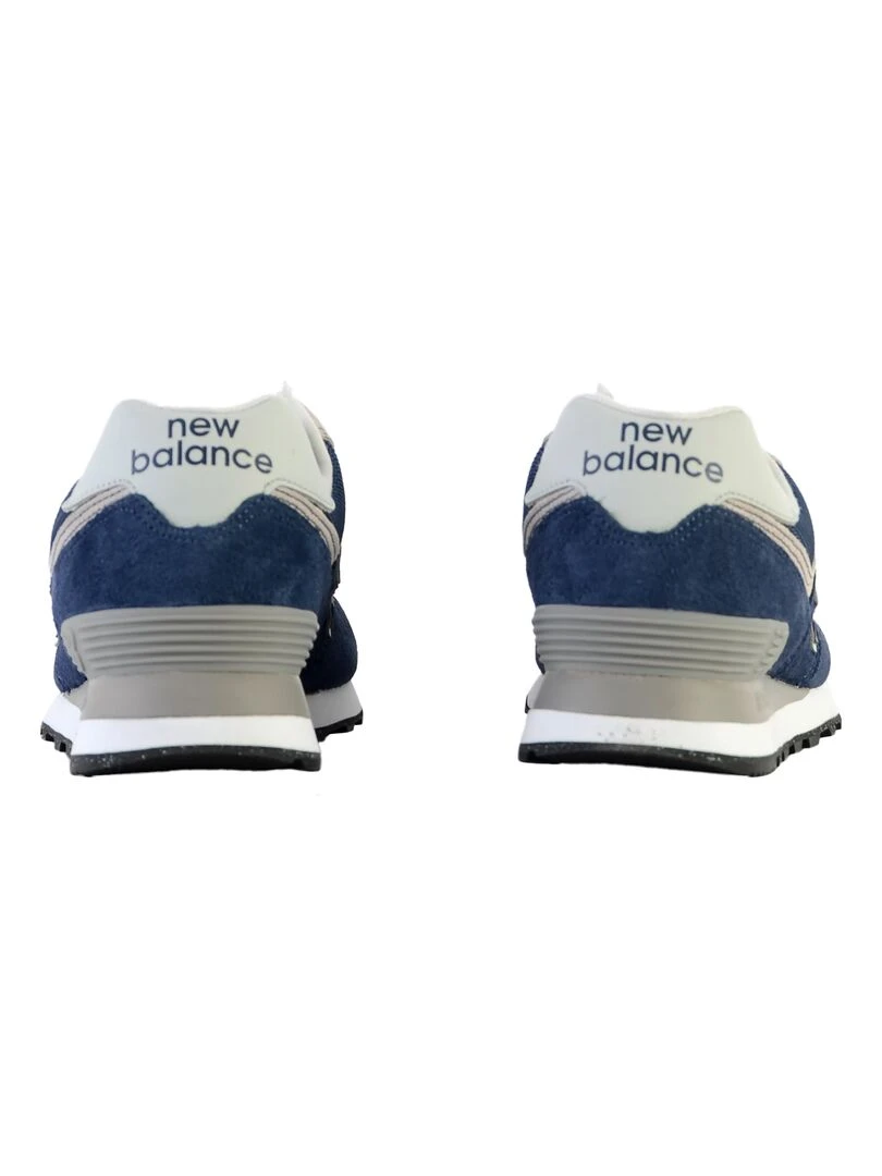 Basket Cuir New Balance 574 *   Bleu