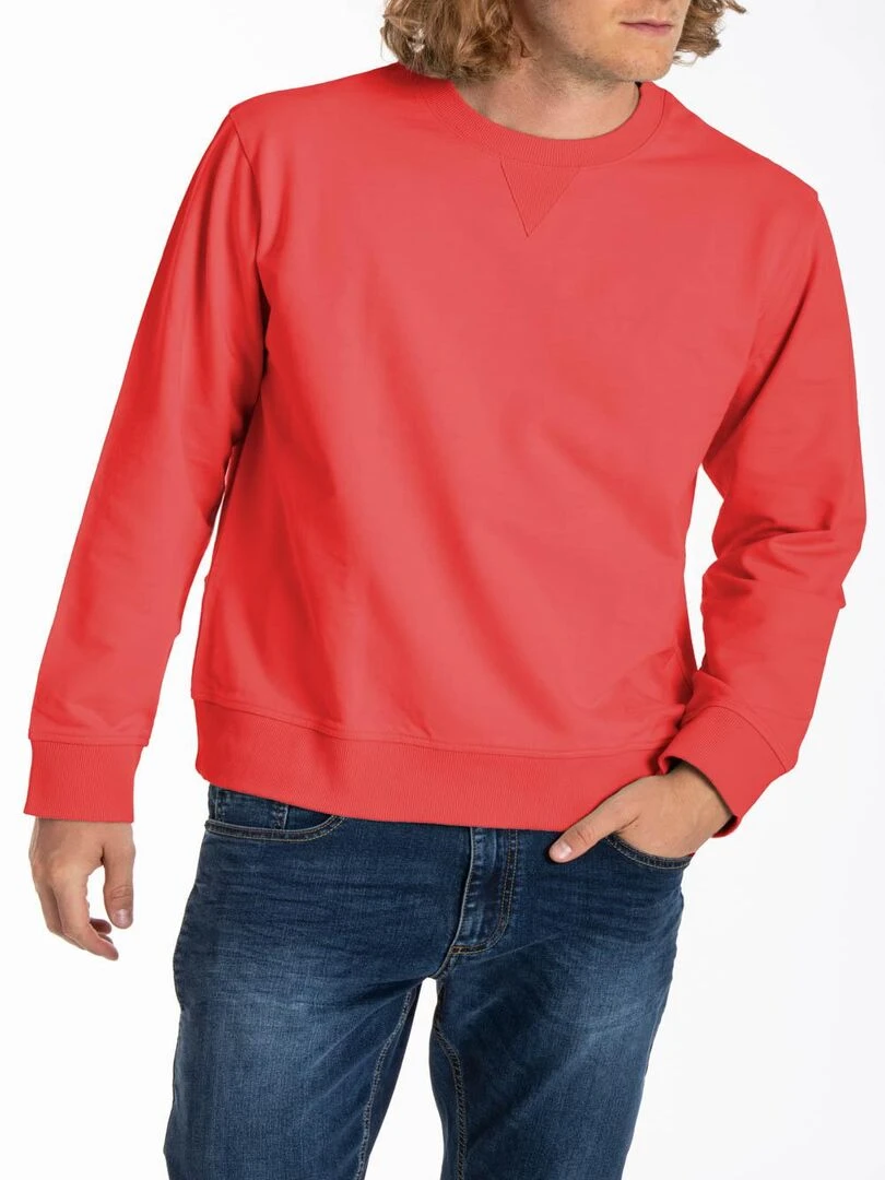 Sweat à col rond MEDARD 'Rica Lewis' Rouge