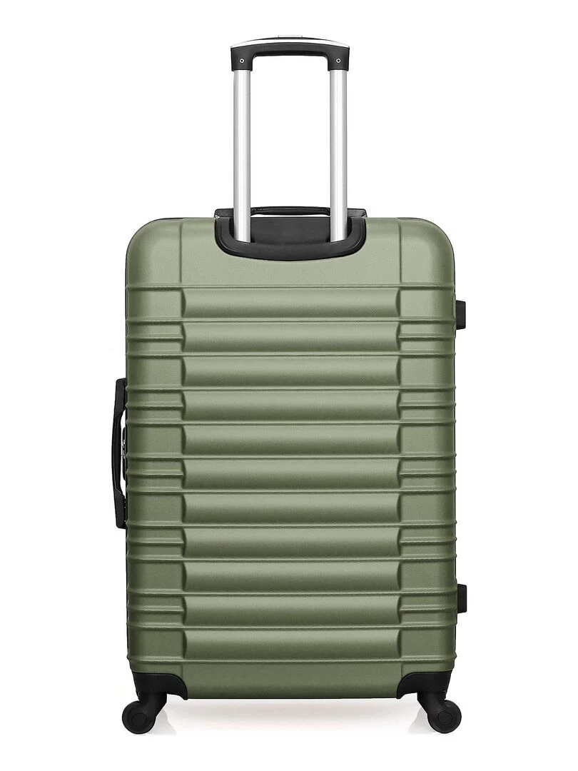 LPB LUGGAGE   VALISE GRAND FORMAT ABS GIULIA 4 ROUES 75 CM   Vert kaki