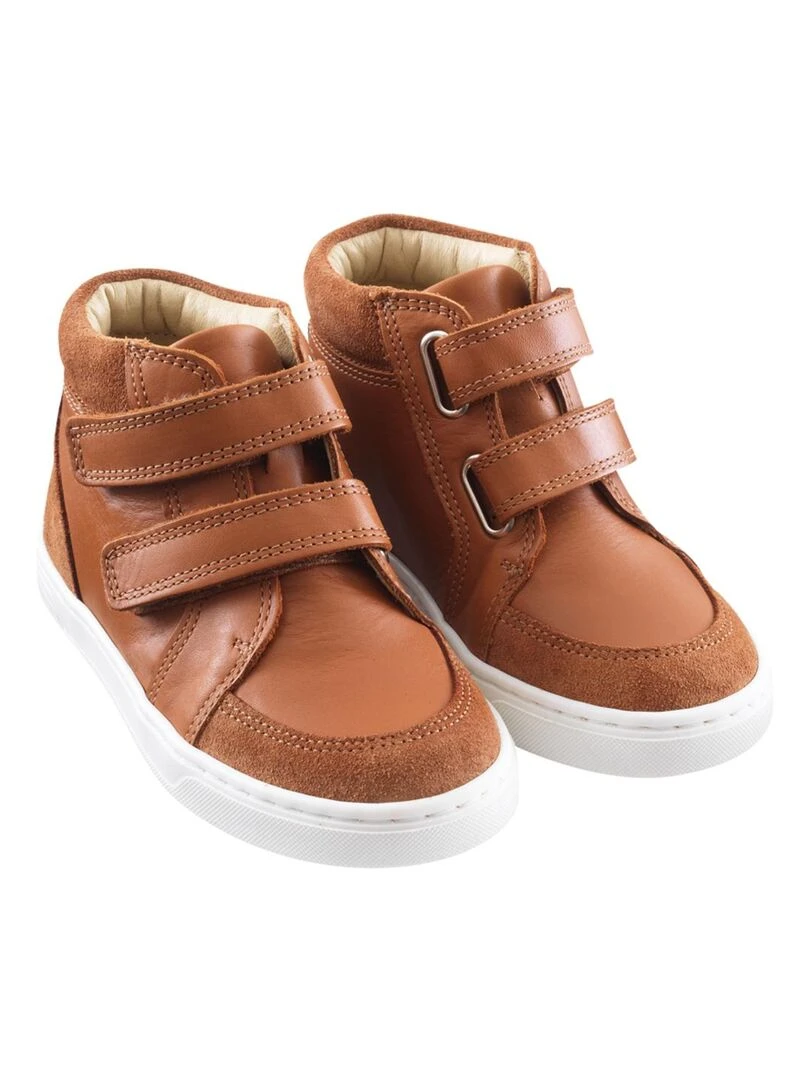 Baskets cuir Sneacky Marron