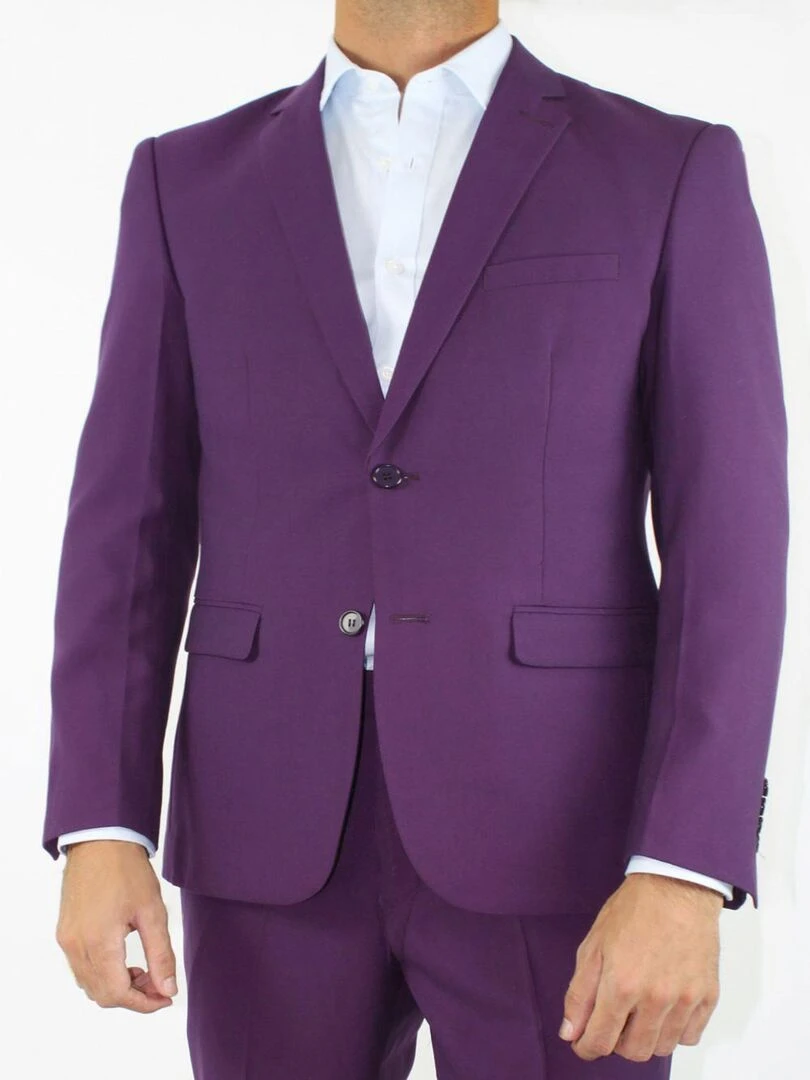 Costume 2 boutons Bill Tornade Bill Tornade Violet