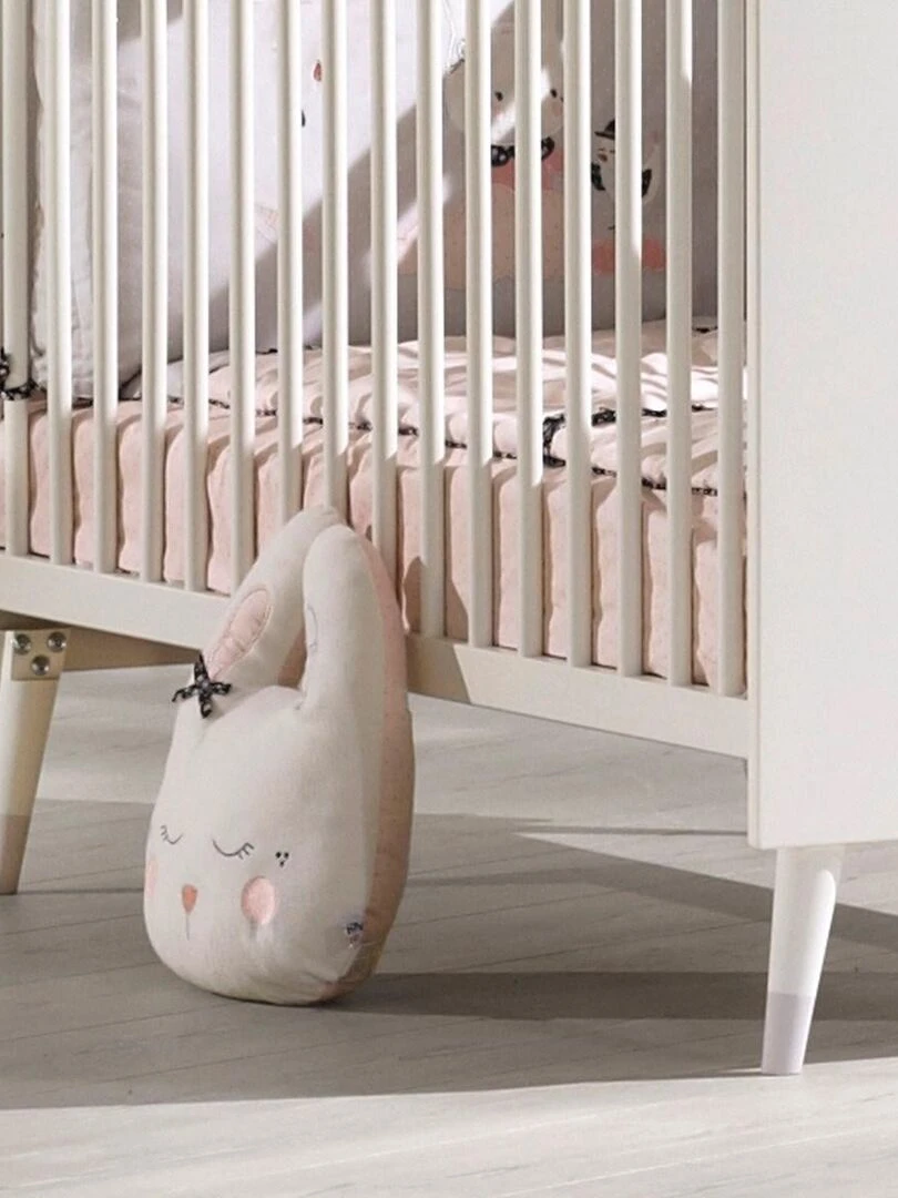 Coussin déco lapin 34x26cm en polyester blanc   SAUTHON   Blanc