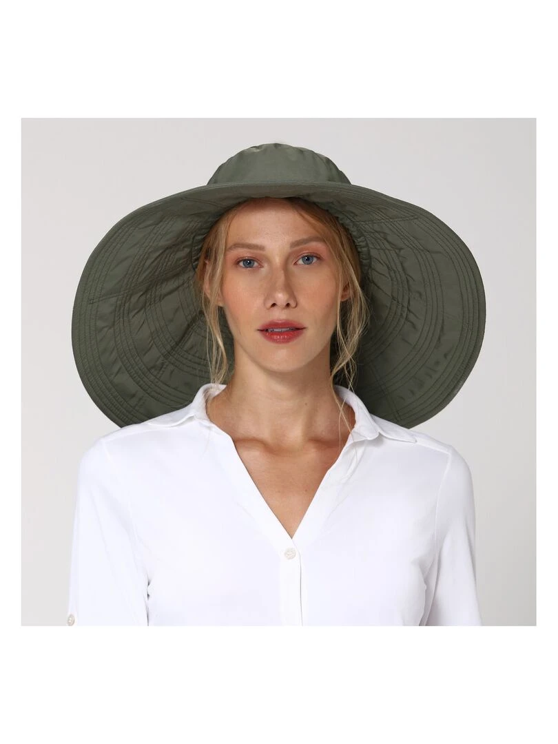 Chapeau souple/capeline Beverly Hills Verde Militar Upf50+ Bleu marine