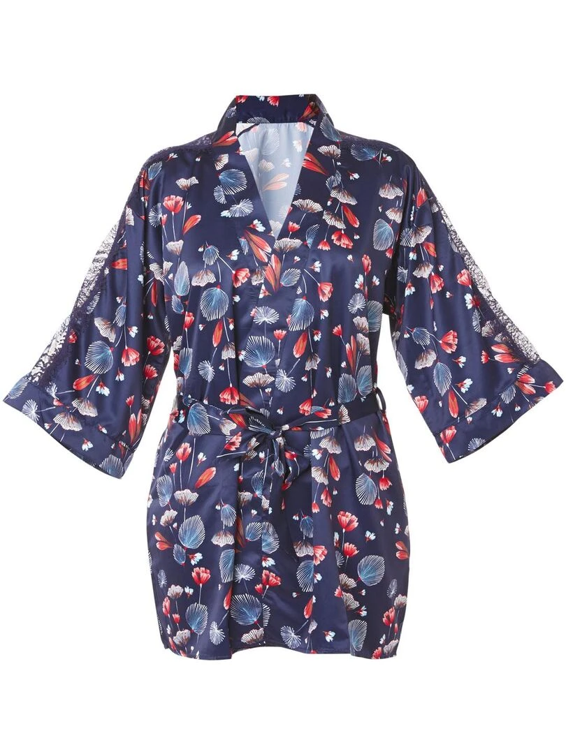Kimono ESPIEGLE Camille Cerf & Pomm'Poire Bleu