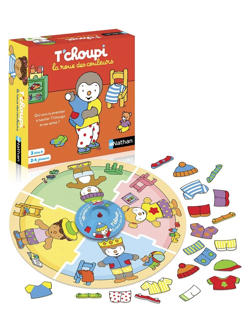 Jeu éducatif La roue des couleurs T'choupi N/A