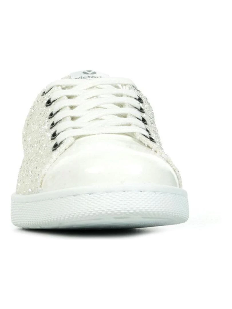 Baskets Deportivo Tennis Glitter Y Espero   Blanc