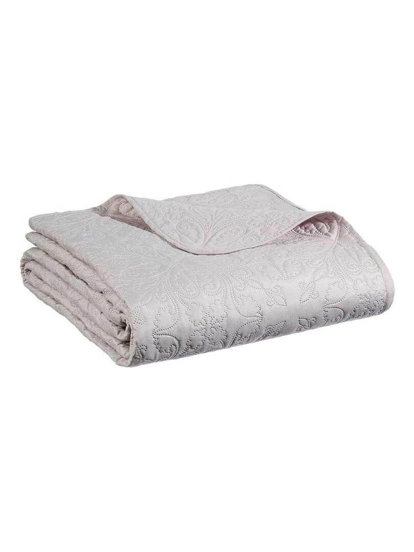Dessus de lit + taie(s) Arabesque lin Beige