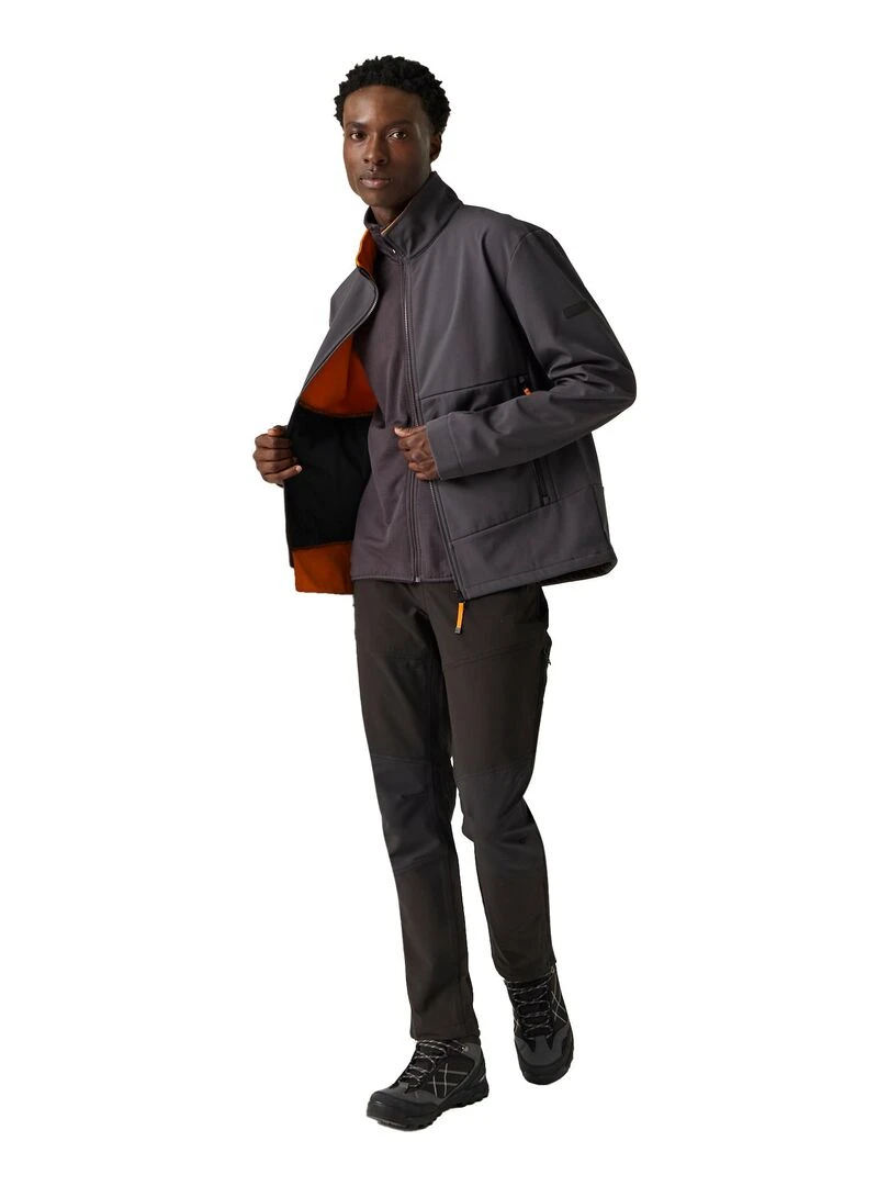 Regatta   Veste softshell DENDRICK   Gris Orange