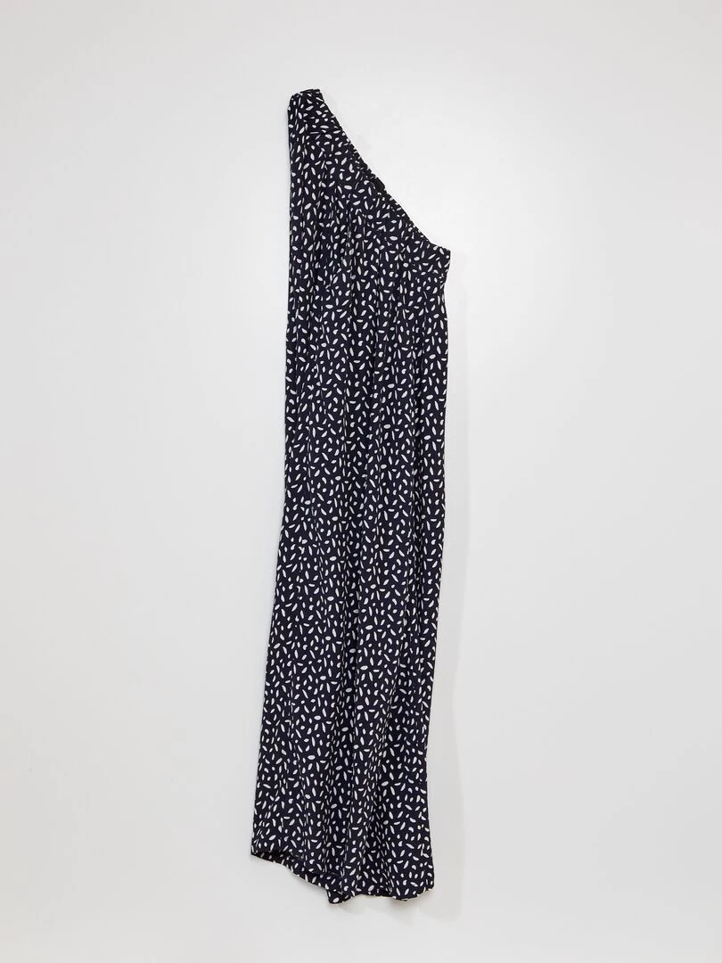 Pantalon large élastiqué So Easy Bleu marine