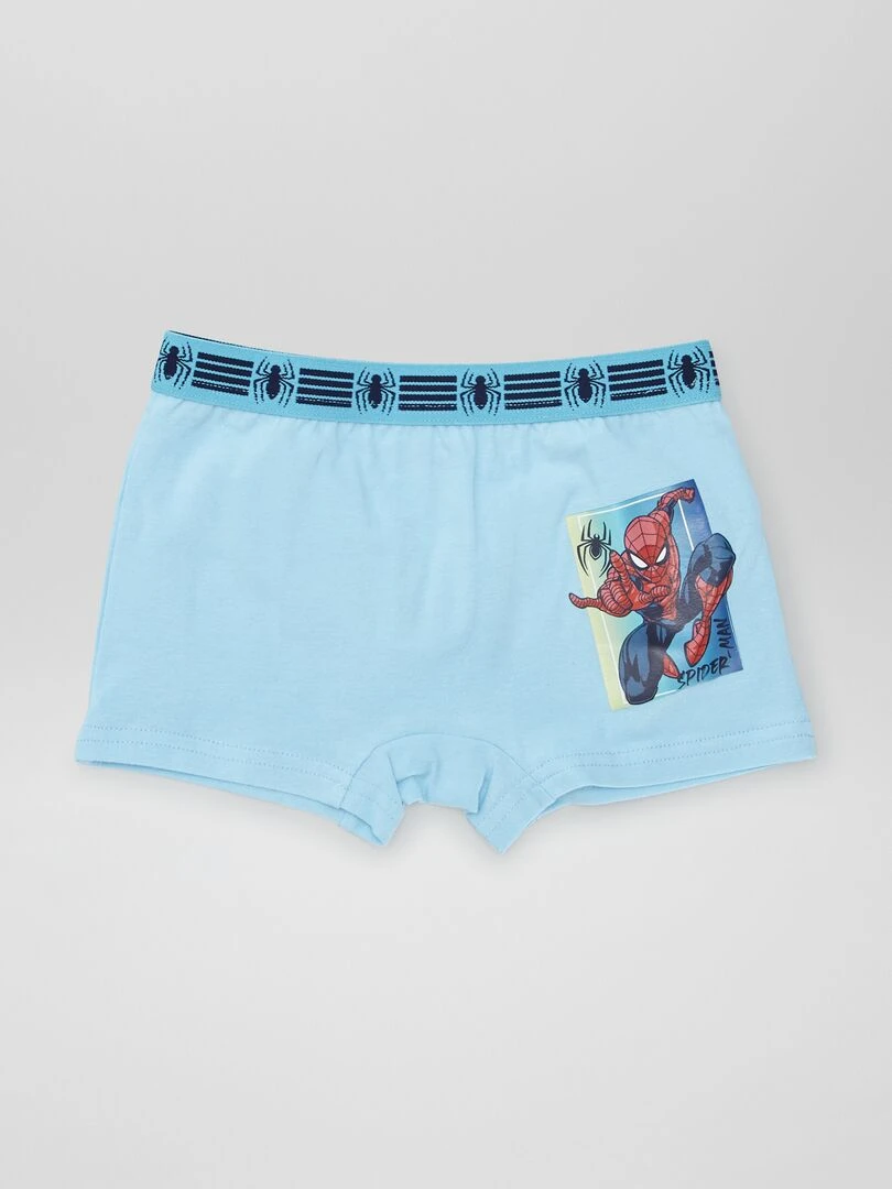 Lot de 2 boxers 'Spider Man' 'Marvel' Bleu
