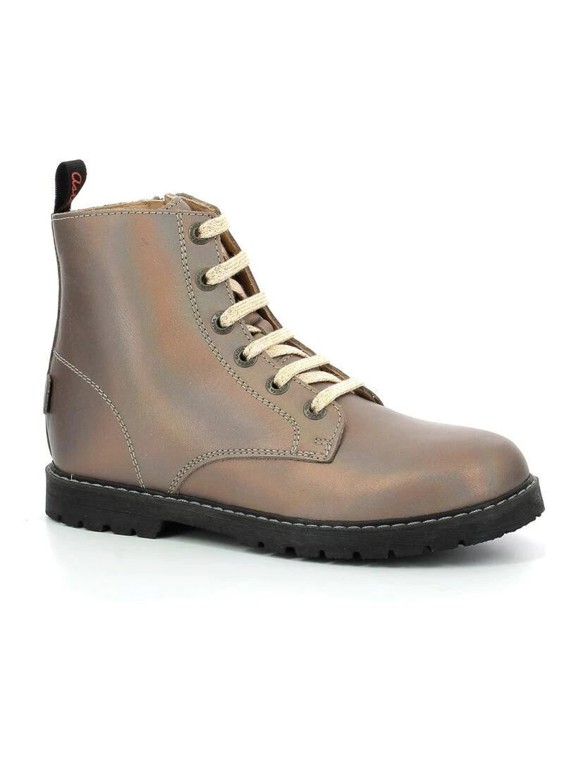 Bottillons Cuir Allica Bronze