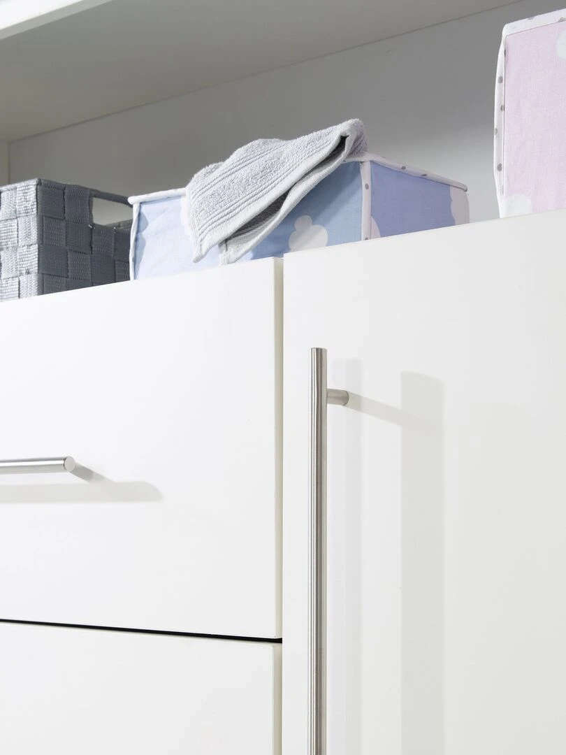 ROBA Large Commode à langer "Maren" avec Plan à Langer Amovible   Hauteur 90 5 cm   Blanc