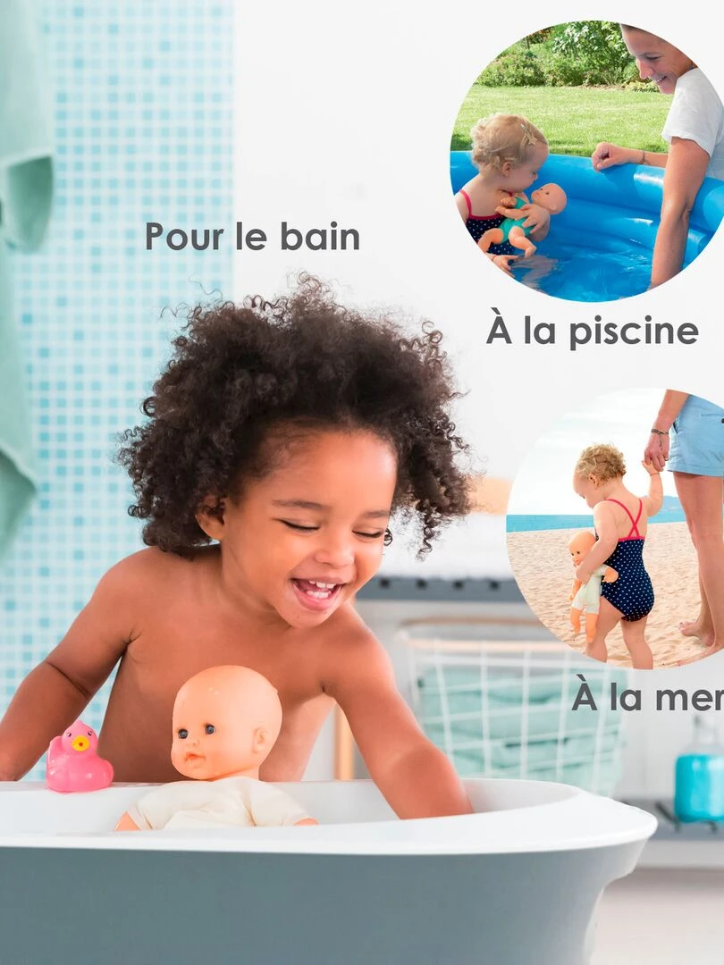 Poupon Bébé Bain Coralie Jardin en Fleurs N/A