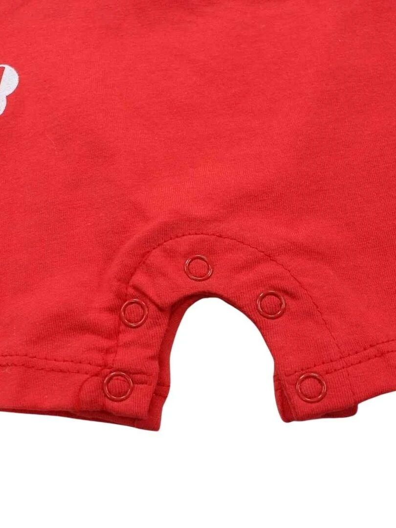 La Pat' Patrouille   Combishort bébé garçon imprimé La Pat' Patrouille en coton   Rouge