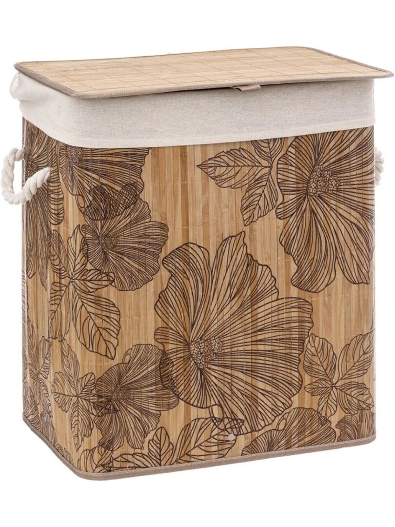 Panier à linge bambou Blackflora Beige