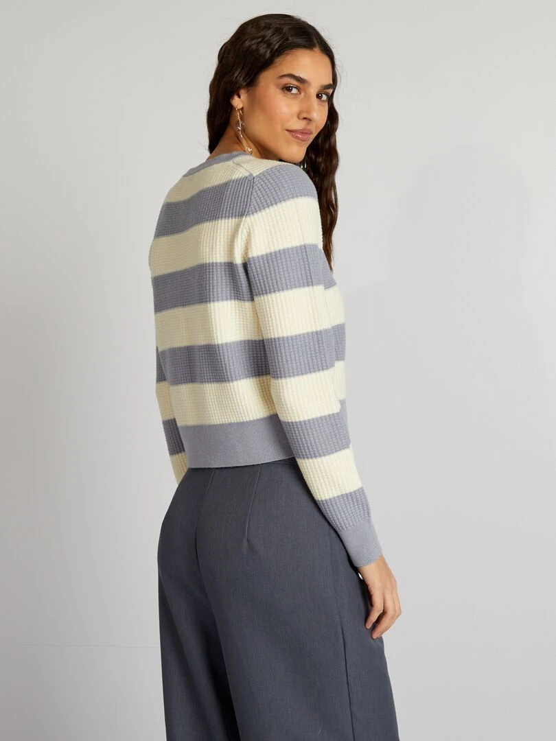 Gilet en maille   Beige