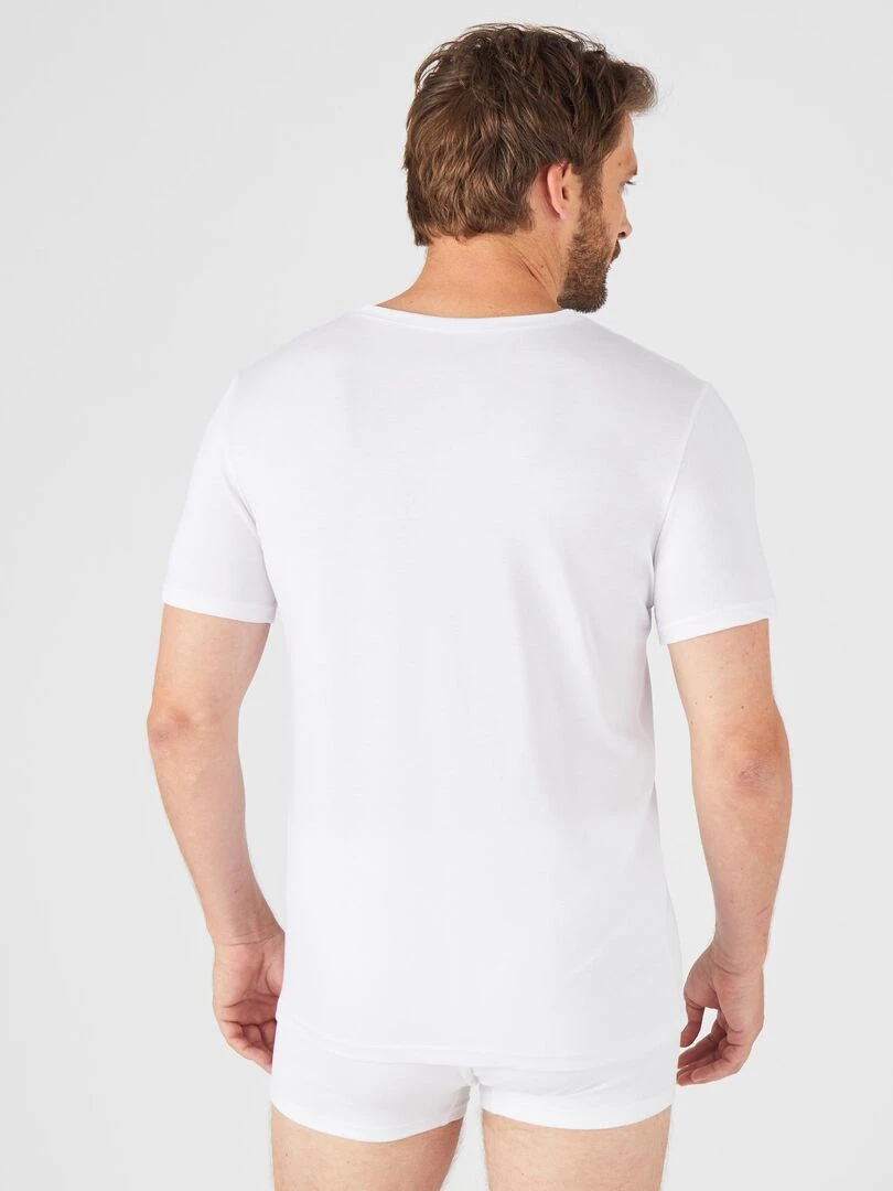 T shirt maille jersey Climatyl   Damart   Blanc
