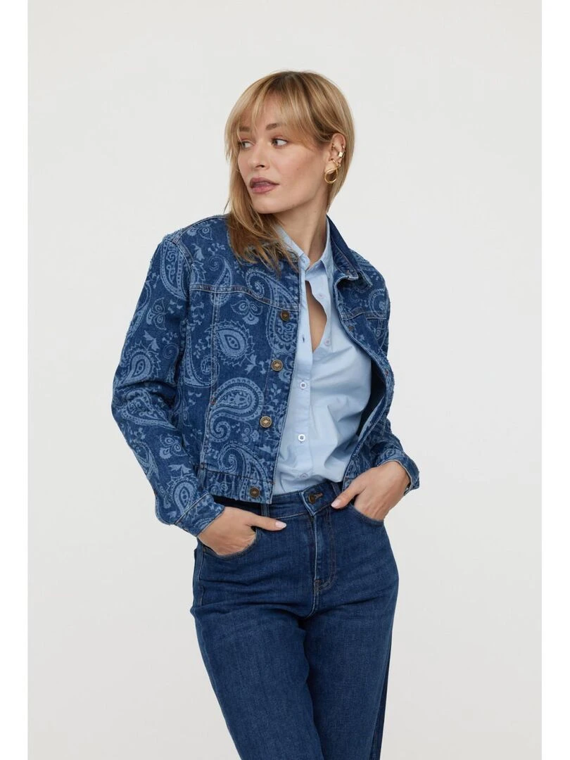 Lee Cooper Veste manches longues coton FOUXY Bleu