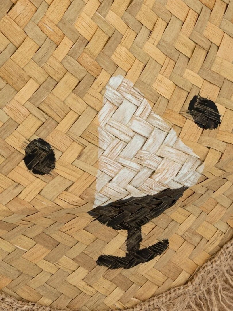 Panier pliant roseau Lion D35   Beige