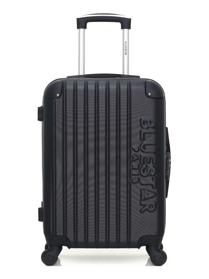 BLUESTAR VALISE CABINE ABS BUCAREST 4 ROUES 55 CM Noir