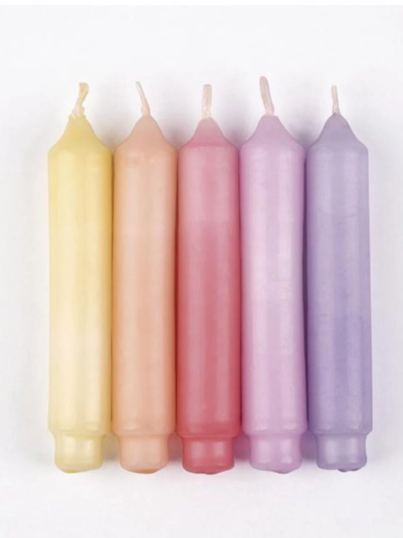 Je fabrique mes bougies chandelles aux tons chauds   N/A