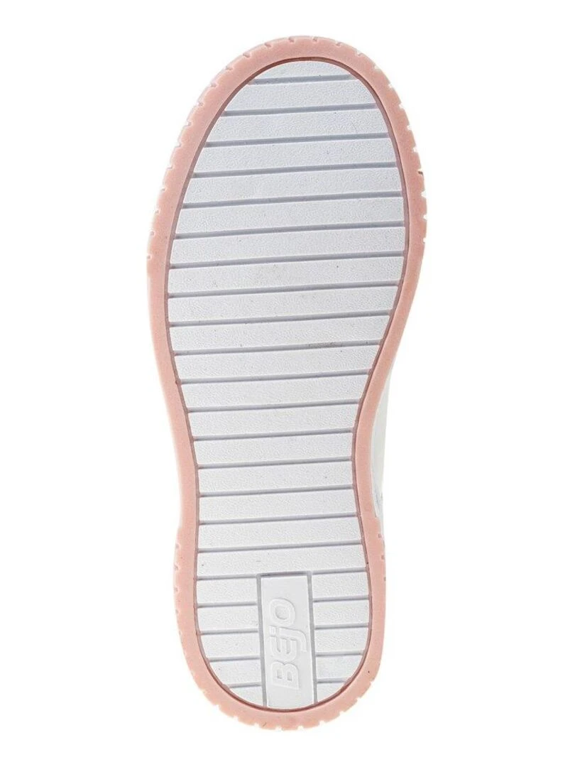 Bejo   Baskets BATES   Blanc Rose