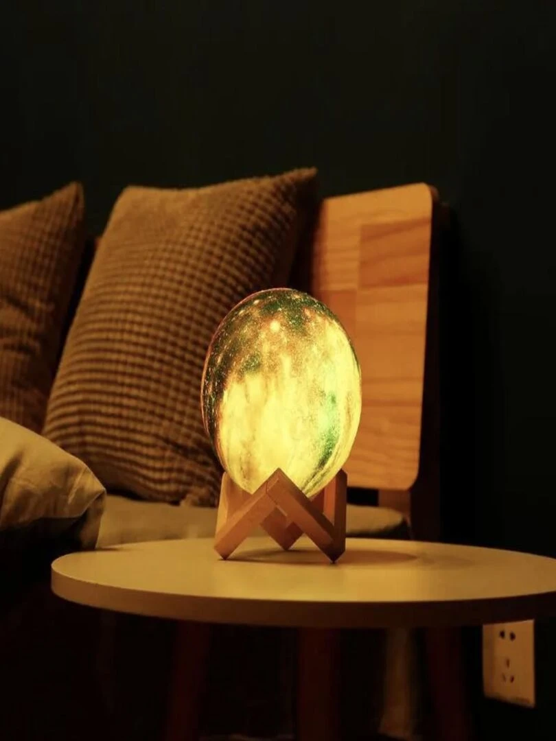 FEERIQUE   Lampe à poser Galaxie   Rose framboise