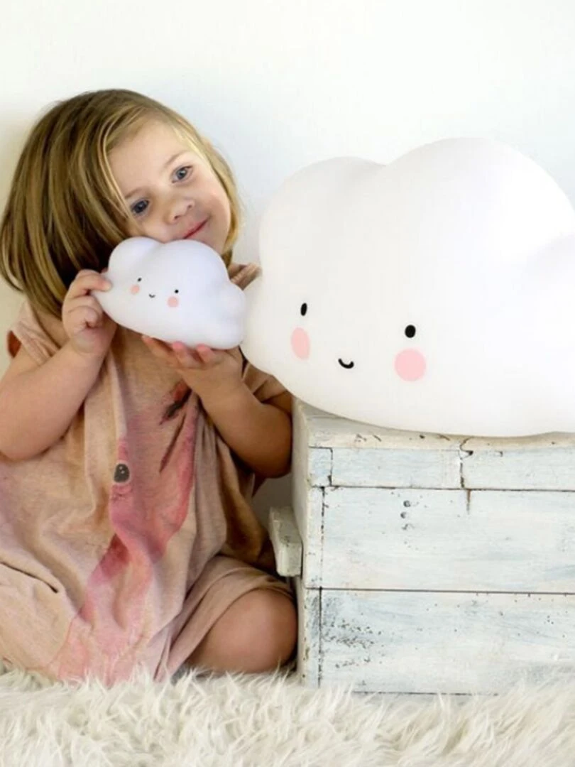 Petite veilleuse nuage blanc (16 cm)   Blanc