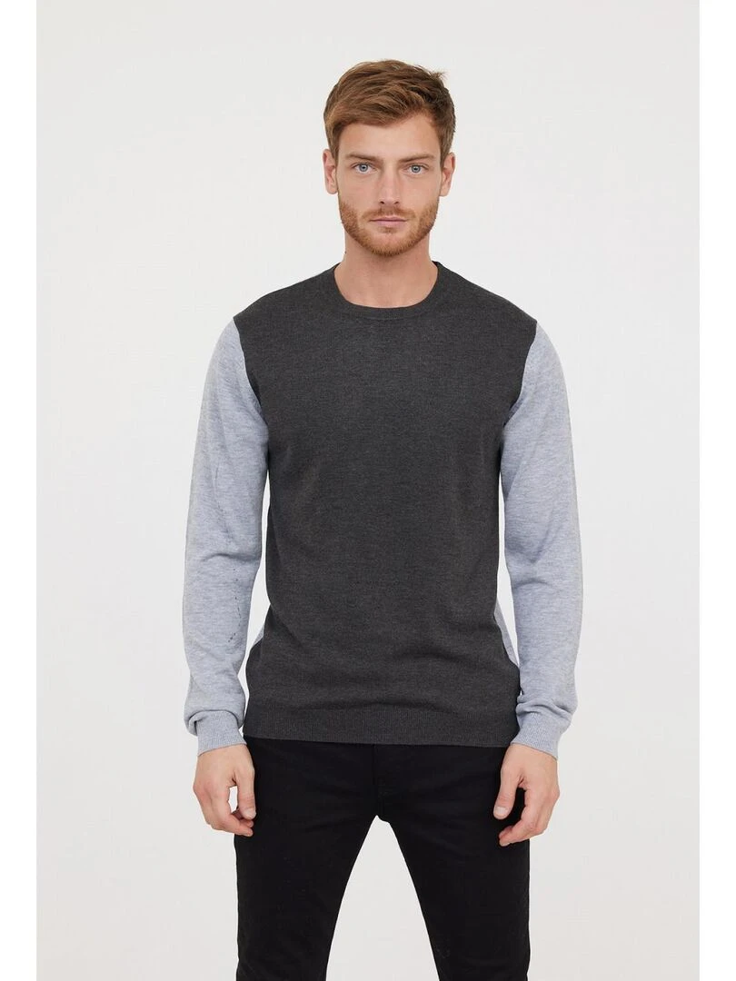 Lee Cooper Pull manches longues polyester regular CARAIS gris anthracite