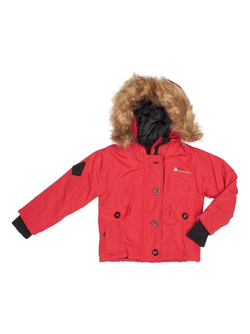 Parka de ski fille FALAVA PEAK MOUNTAIN Rouge