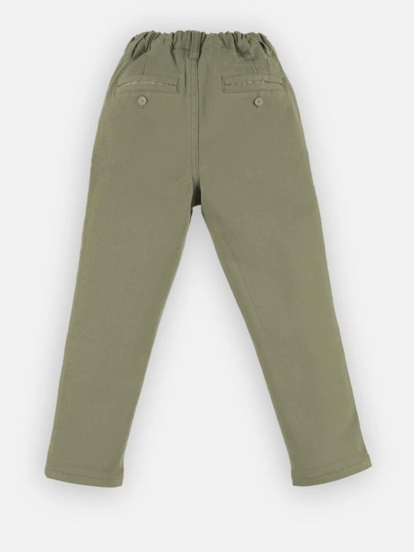 Pantalon twill kaki Noukie's Vert