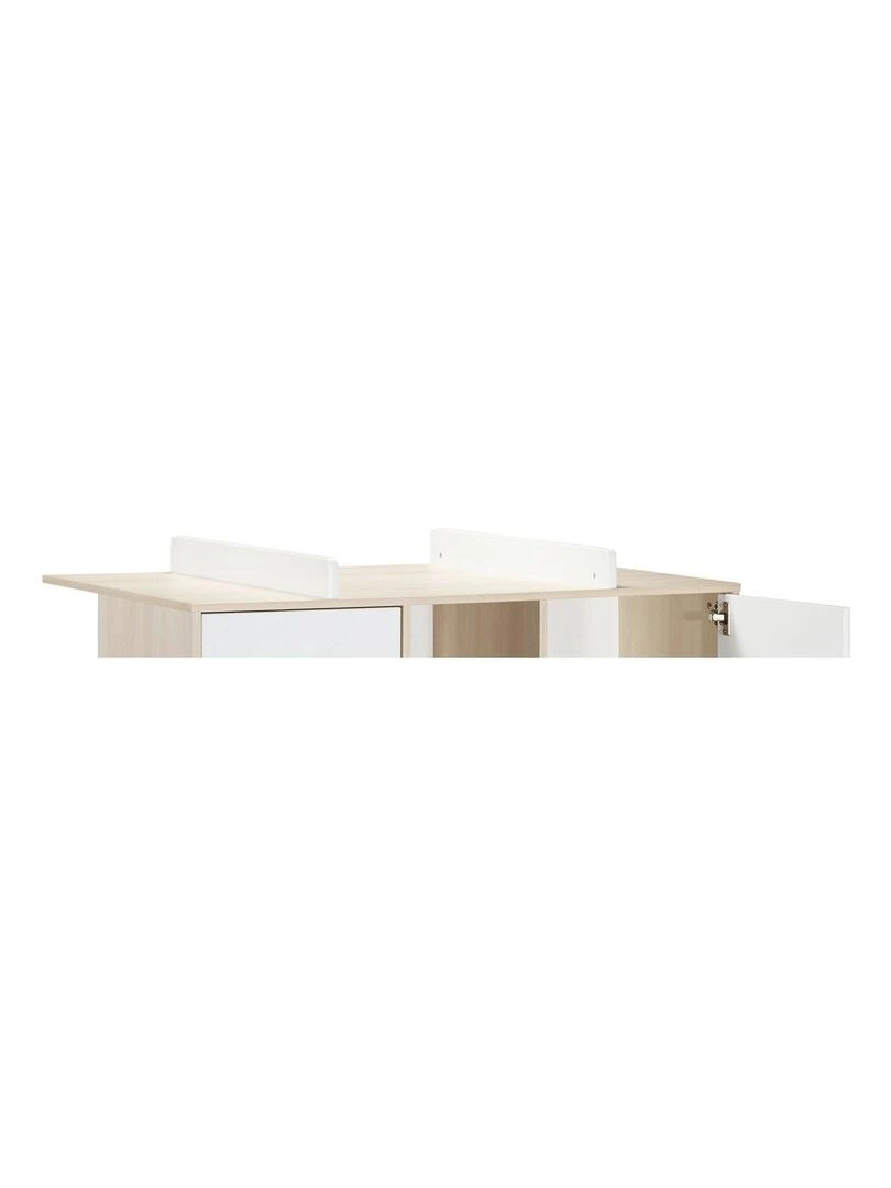 Plan à langer pour commode 1 porte 3 tiroirs SAUTHON Beige clair