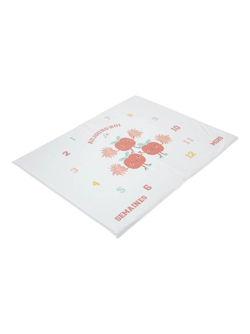 Tapis de jeu avec étapes bébé   Rouge tomate
