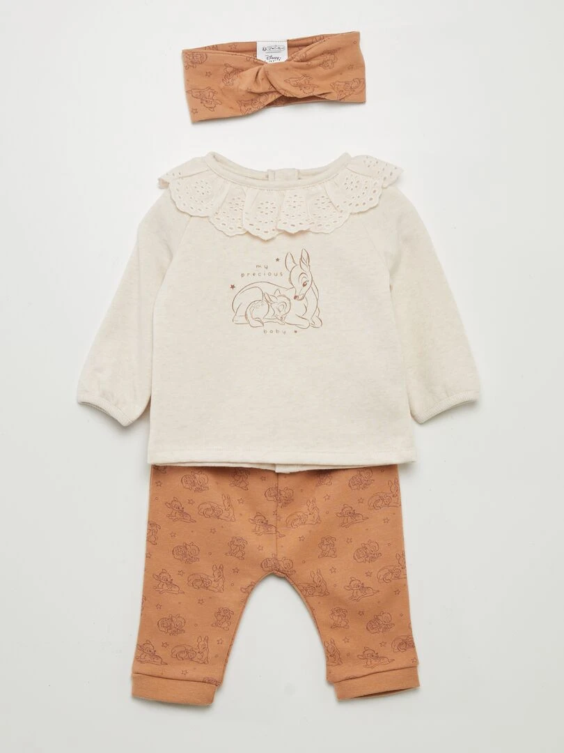 Ensemble 'Bambi' 3 pièces Beige