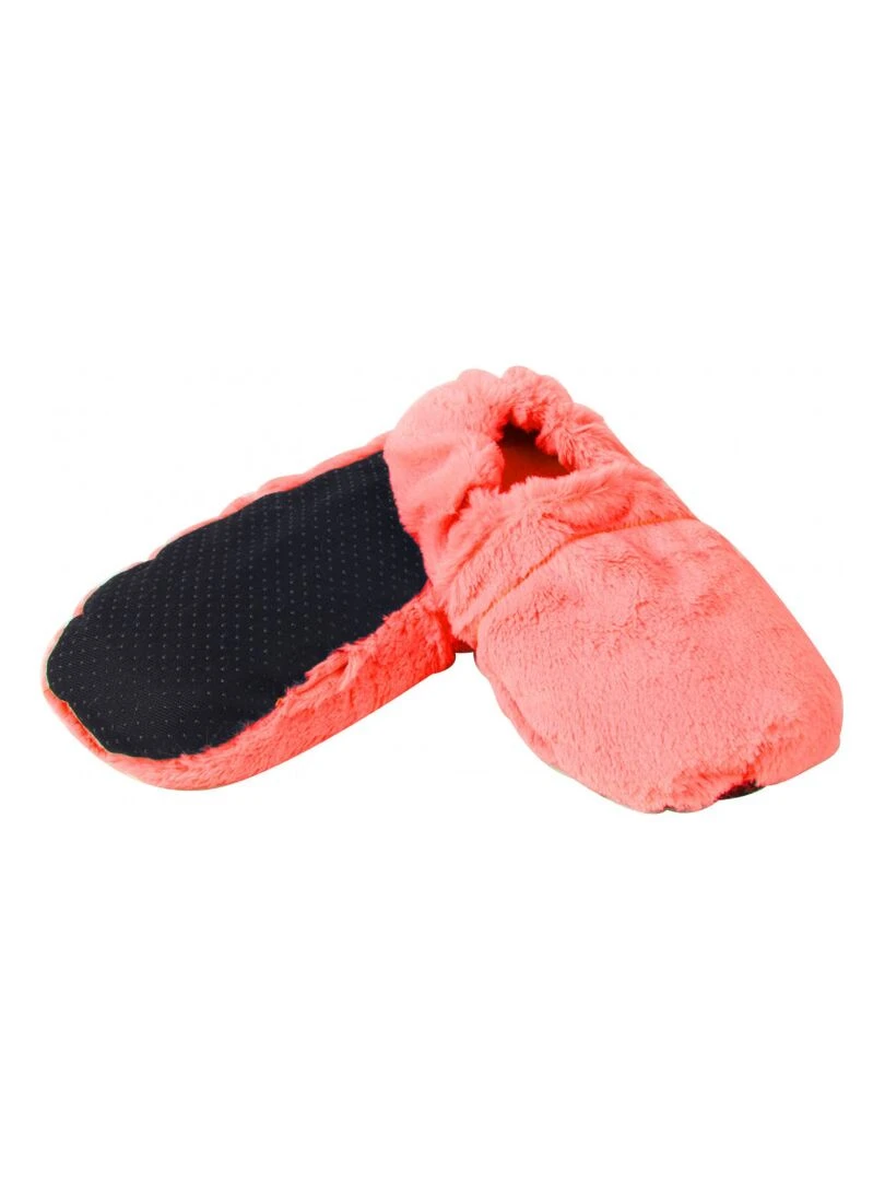 Chaussons chauffants Corail Made in France Orange