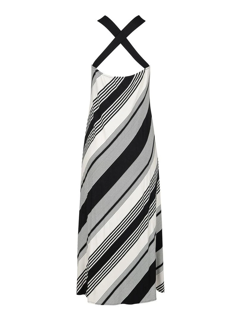 Robe longue estivale Quinby   Noir